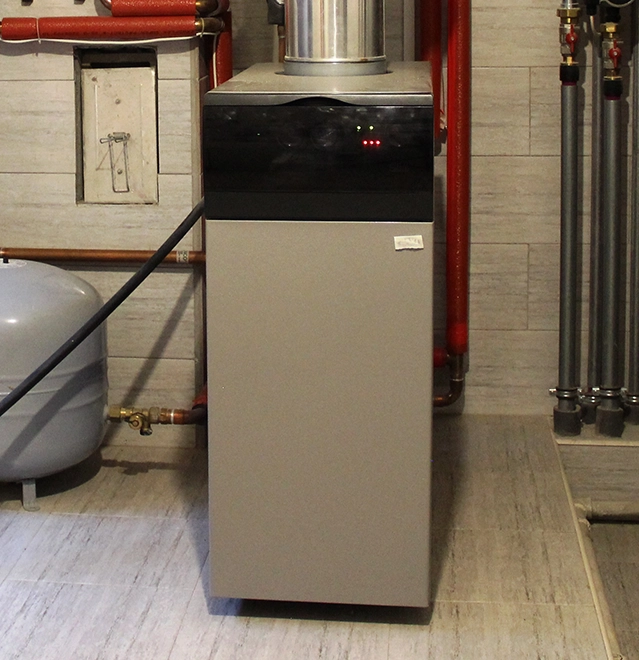 Boiler unit in the house.