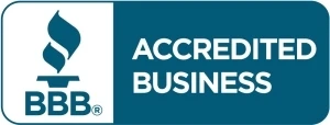 BBB accredited business logo.