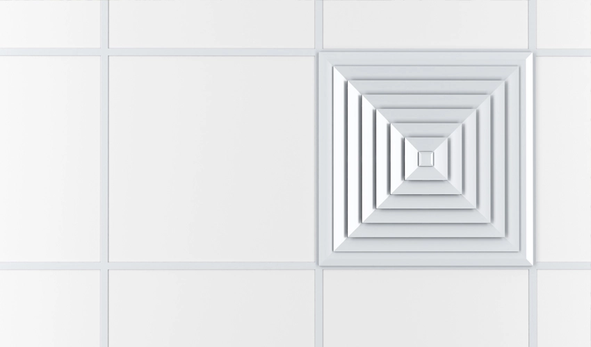 Air vent in ceiling